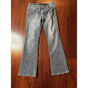 VTG Buffalo By David Bitton‎ Women's Jeans Size 31in Bootcut Mid Rise Charm Blue